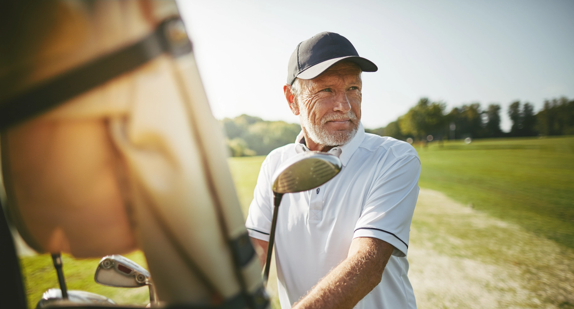 Older Man Playing Golf 1