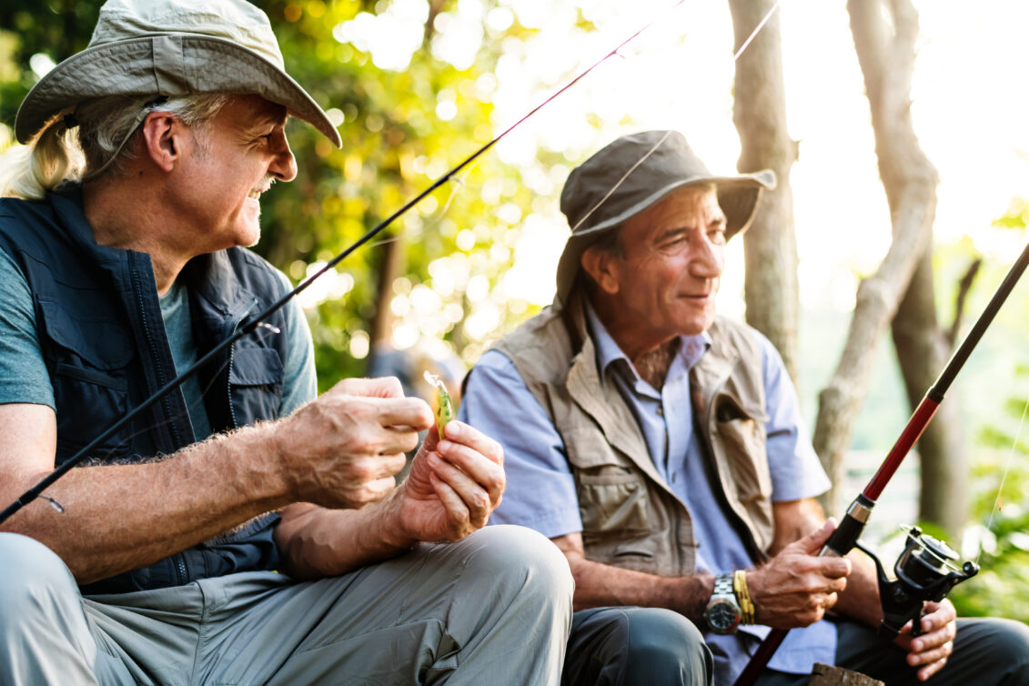 Older Men Fishing